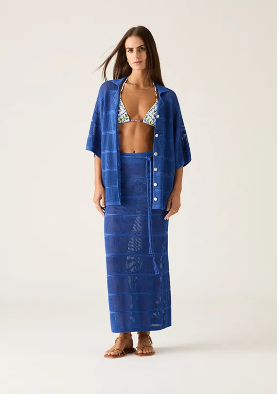 Carmen Knit Midi Skirt sold by Mosthelabel