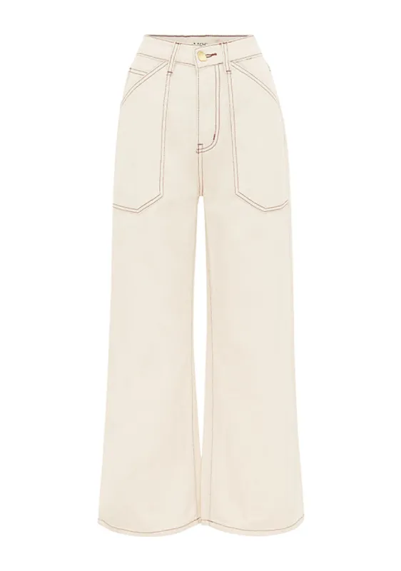 Waterlily Denim Pants sold by Mosthelabel