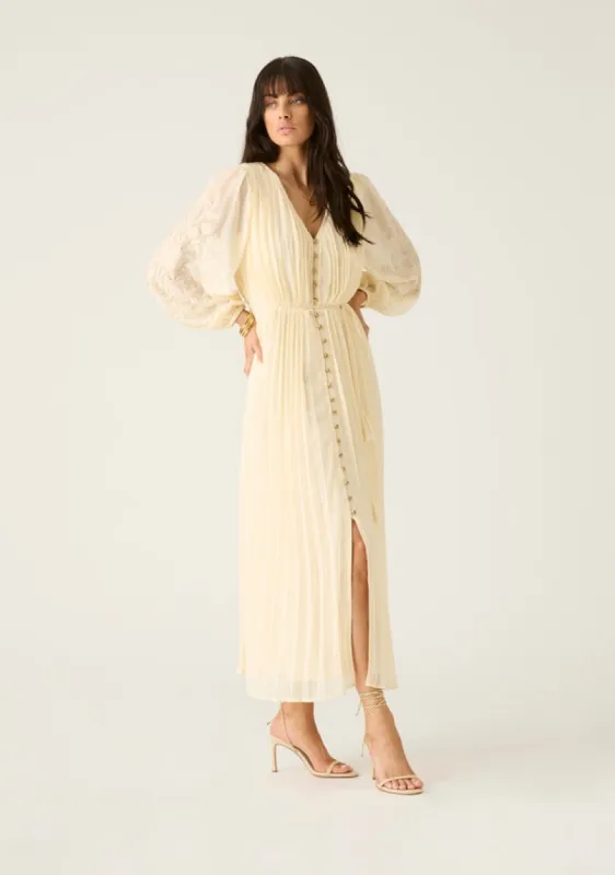 Willow Pleat Maxi Dress sold by Mosthelabel