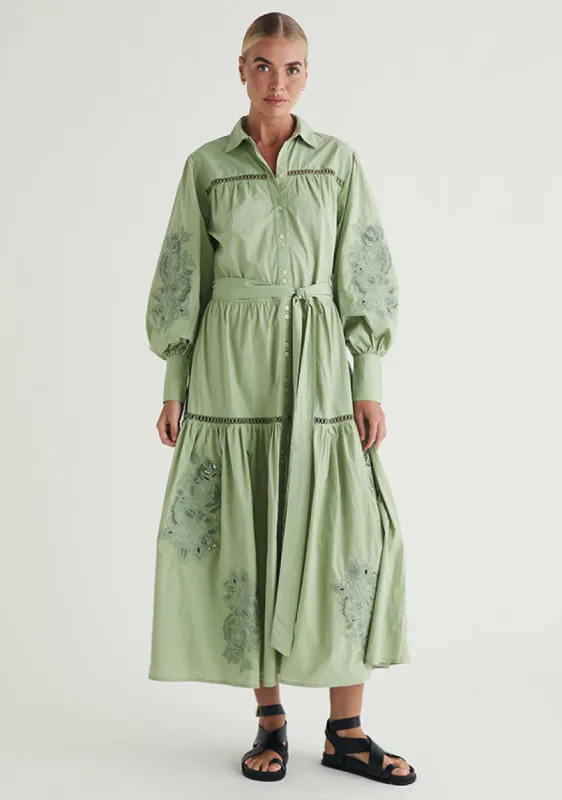 Helia Midi Dress sold by Mosthelabel