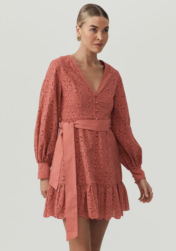 Sara Lace Mini Dress sold by Mosthelabel