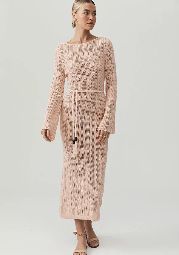 Jasmine Long Sleeve Midi Dress sold by Mosthelabel