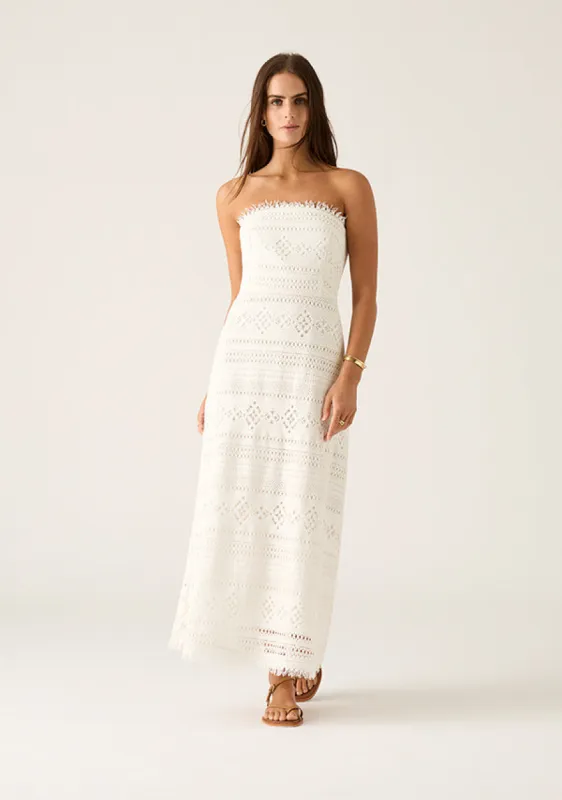 Daniela Textured Midi Dress sold by Mosthelabel