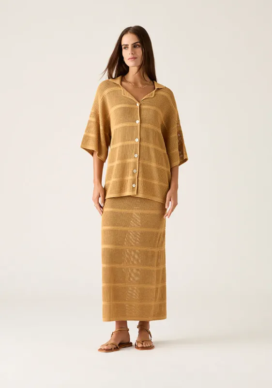 Carmen Knit Shirt sold by Mosthelabel