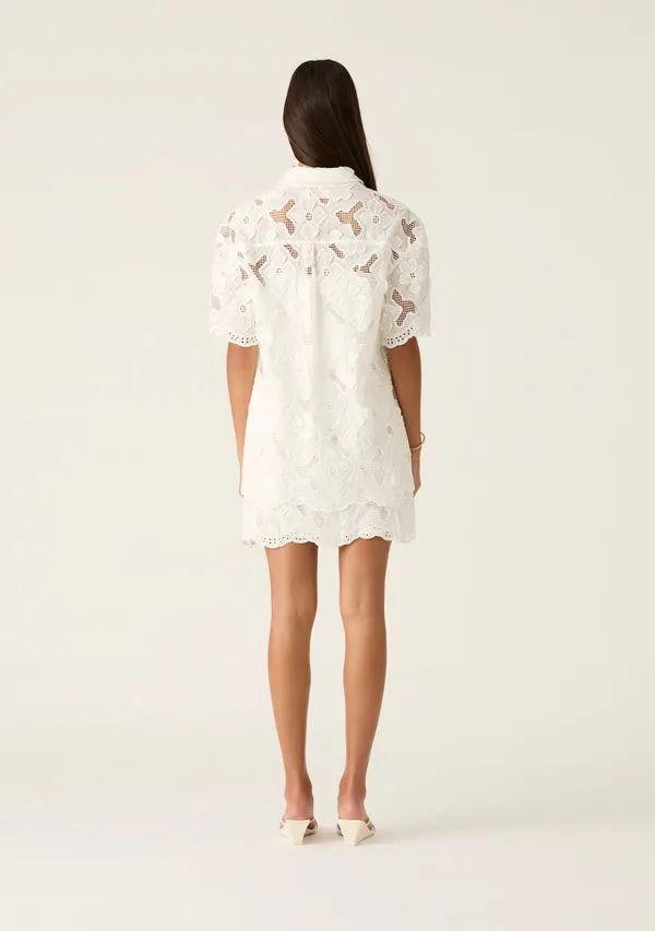 Luna Embroidery Shirt sold by Mosthelabel product image thumbnail 4