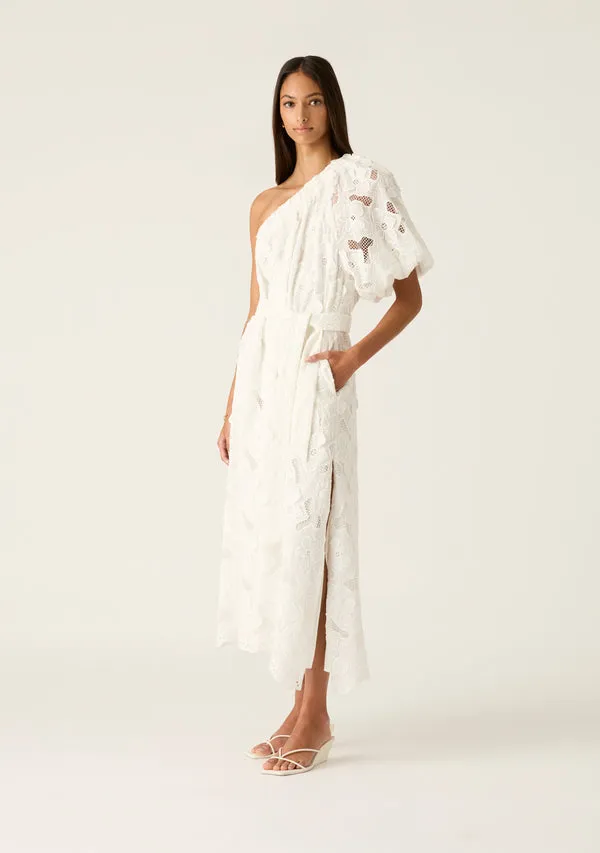 Luna Embroidery One Shoulder Dress sold by Mosthelabel product image thumbnail 2