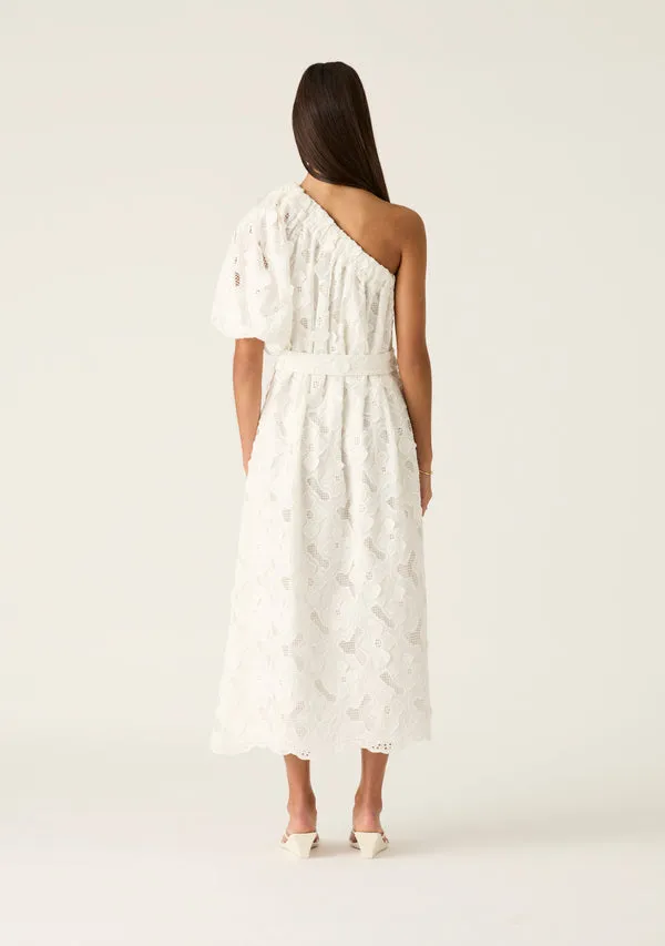 Luna Embroidery One Shoulder Dress sold by Mosthelabel product image thumbnail 4