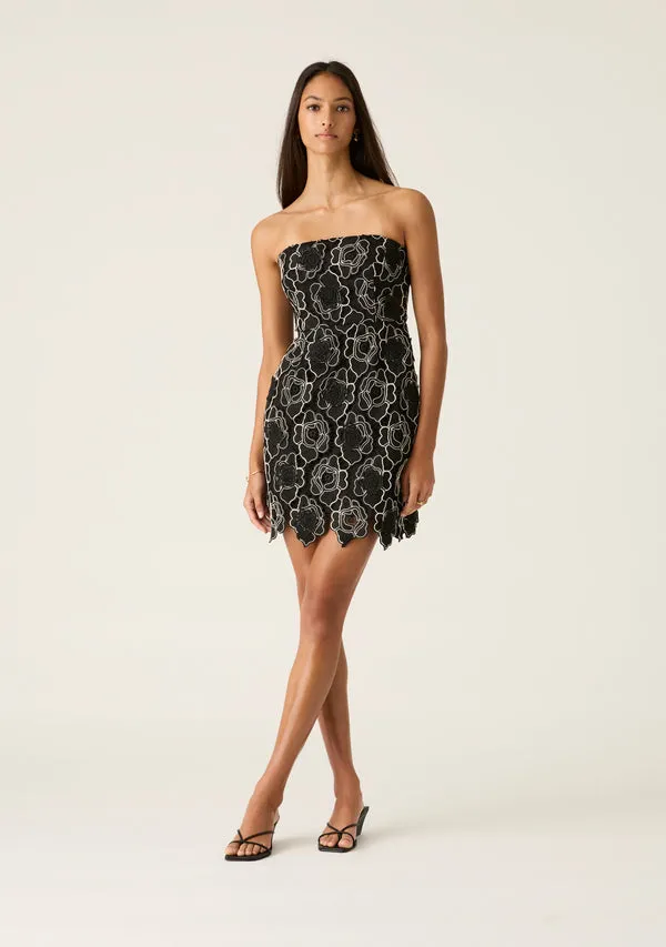 Dahlia Lace Mini Dress sold by Mosthelabel