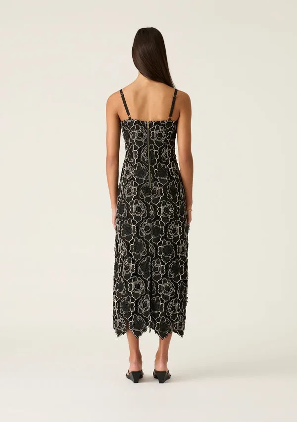 Dahlia Lace Midi Dress sold by Mosthelabel product image thumbnail 4