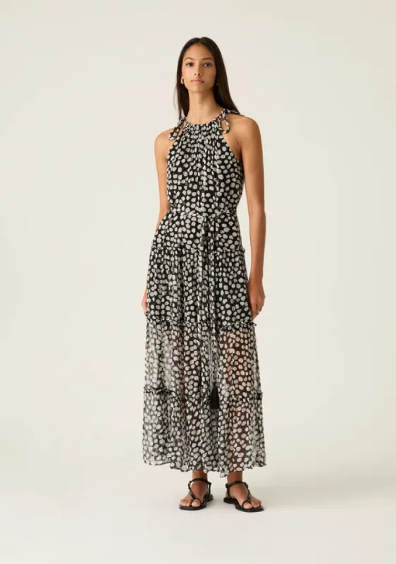 Ava Spots Maxi Dress sold by Mosthelabel