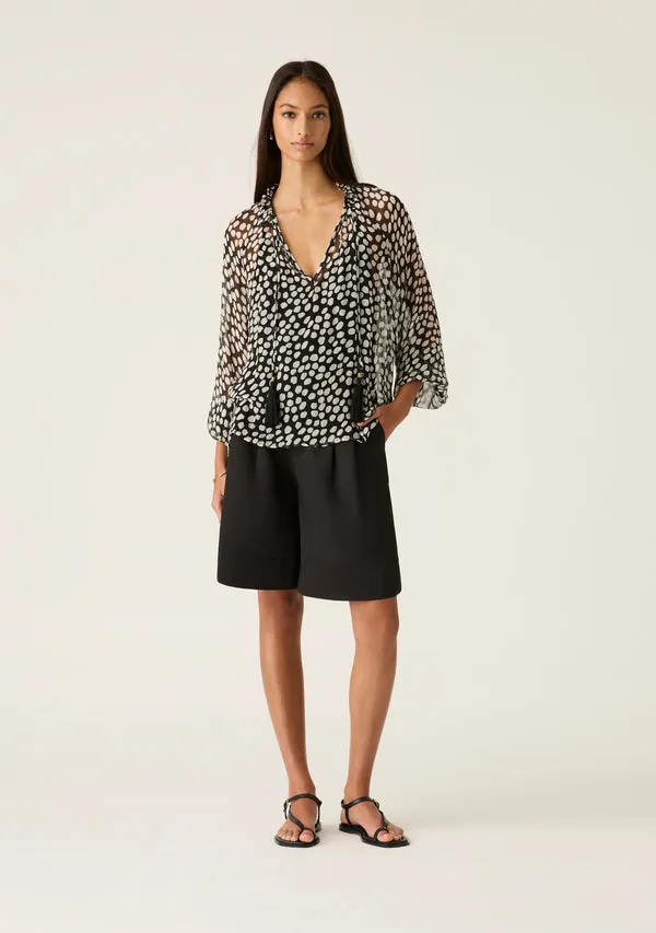 Ava Spots Blouse sold by Mosthelabel