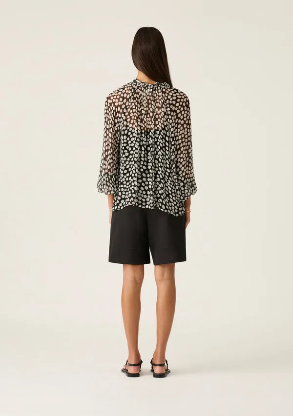 Ava Spots Blouse sold by Mosthelabel product image thumbnail 4