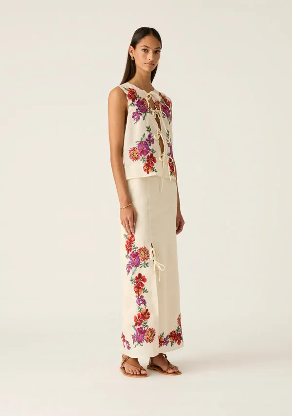 Frida Embroidery Vest sold by Mosthelabel product image thumbnail 2