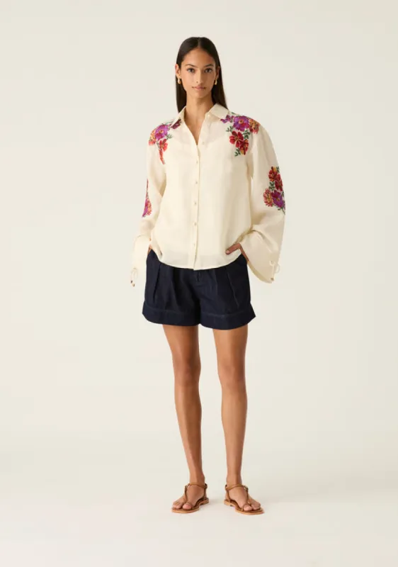 Frida Embroidery Shirt sold by Mosthelabel