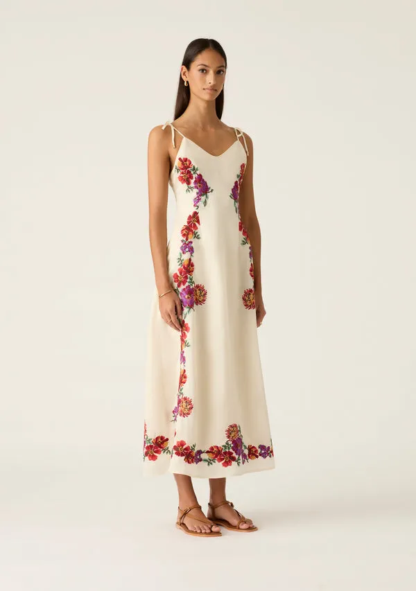 Frida Embroidery Maxi Dress sold by Mosthelabel product image thumbnail 2