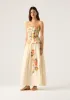 Soleil Midi Skirt sold by Mosthelabel