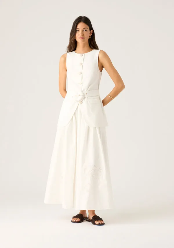 Isadora Midi Skirt sold by Mosthelabel