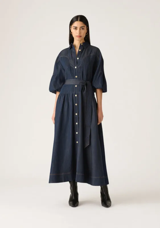 Cleo Denim Shirt Dress sold by Mosthelabel