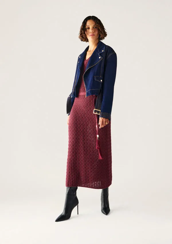 Sia Denim Biker Jacket sold by Mosthelabel product image thumbnail 3