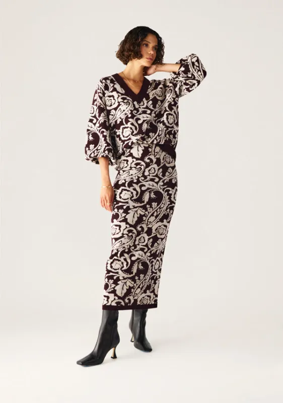 Seraphine Knit Midi Skirt sold by Mosthelabel