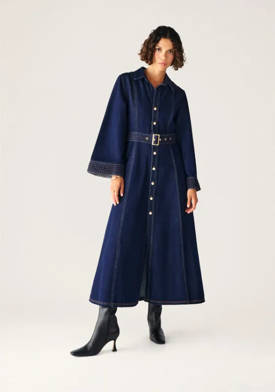Sia Denim Tunic Dress sold by Mosthelabel