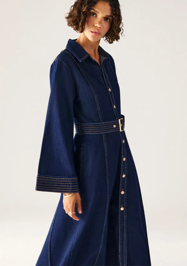 Sia Denim Tunic Dress sold by Mosthelabel product image thumbnail 3