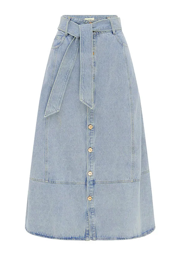 Lucia Denim Skirt sold by Mosthelabel product image thumbnail 2