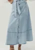 Lucia Denim Skirt sold by Mosthelabel