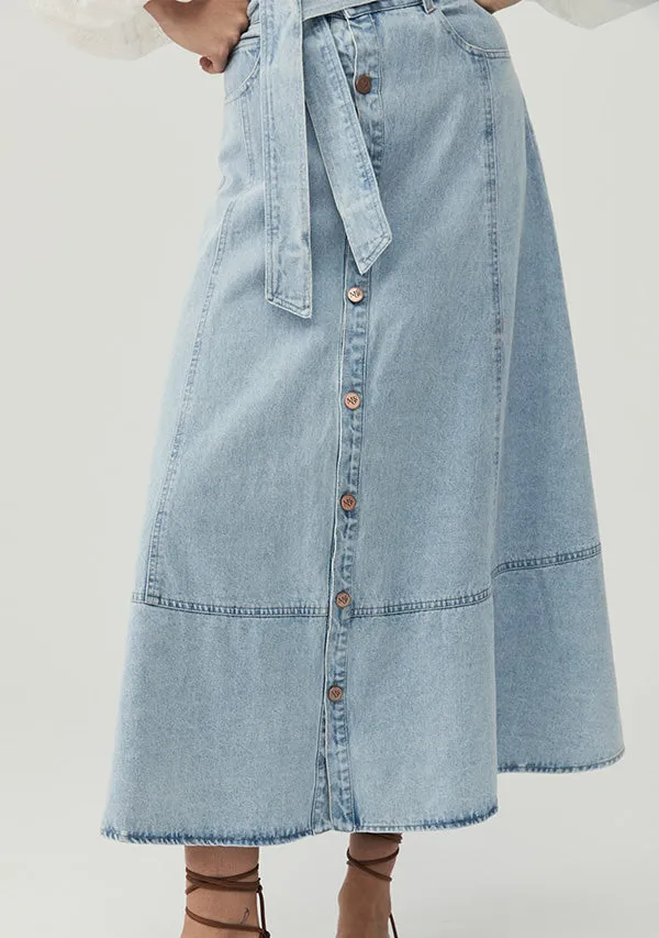 Lucia Denim Skirt sold by Mosthelabel product image thumbnail 5