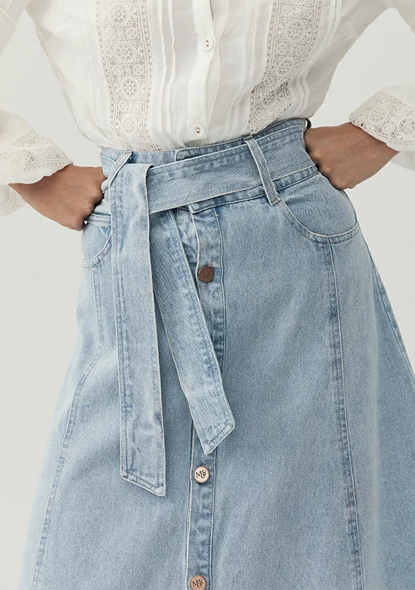 Lucia Denim Skirt sold by Mosthelabel product image thumbnail 4
