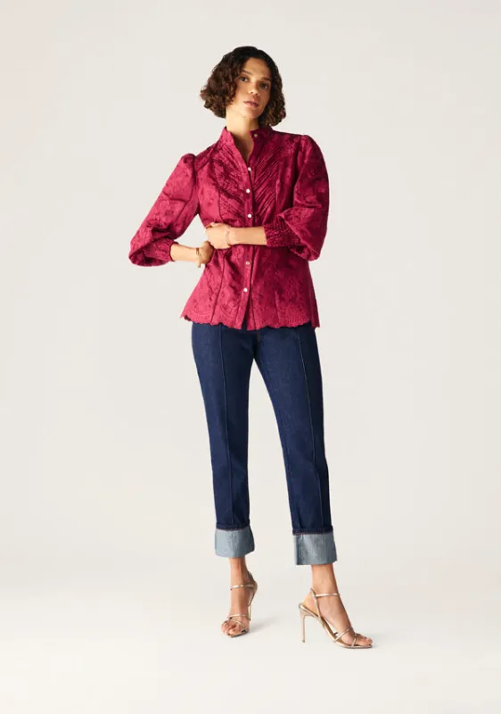 Edith Lace Blouse sold by Mosthelabel