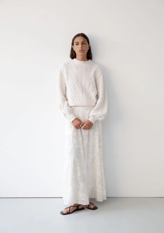 Brigitte Maxi Skirt sold by Mosthelabel