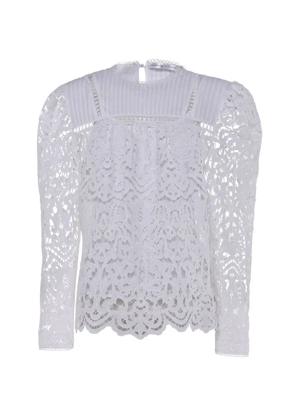 Reverie Lace Top sold by Mosthelabel