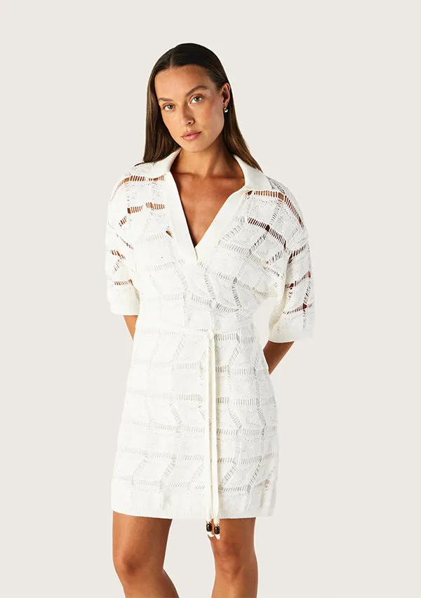 Clara Knit Kaftan Mini Dress sold by Mosthelabel product image thumbnail 4