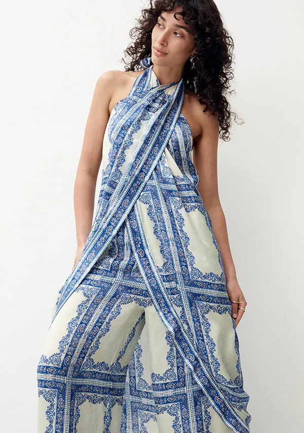 Jordi Halter Wrap Top sold by Mosthelabel