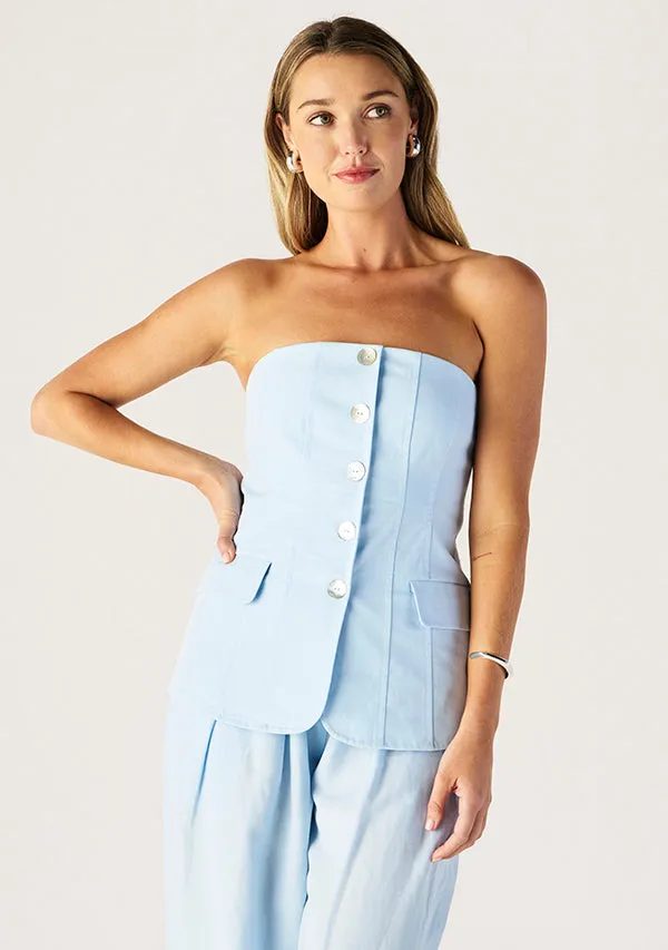 Monaco Suiting Bustier sold by Mosthelabel product image thumbnail 4