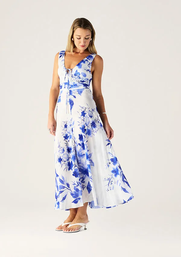 Isola Print Midi Dress sold by Mosthelabel product image thumbnail 3
