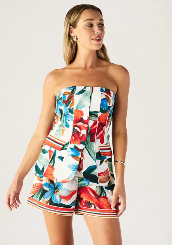 Fiorina Print Bustier sold by Mosthelabel