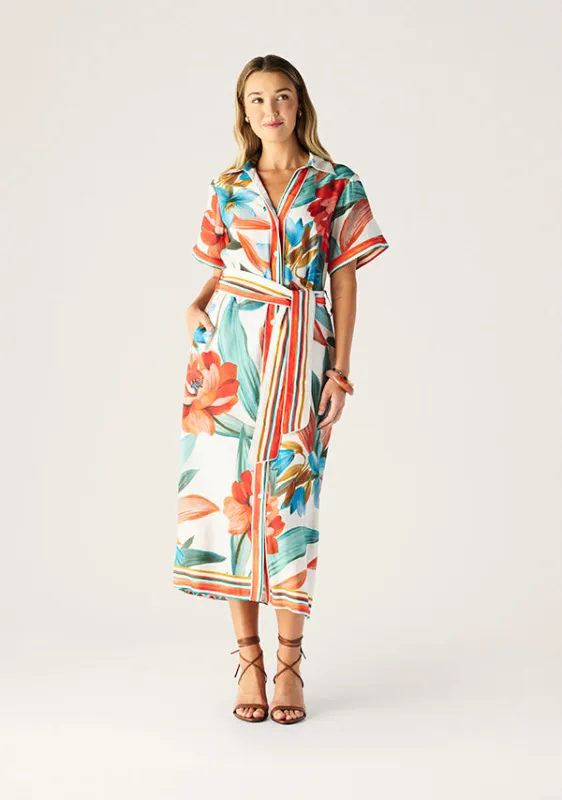 Fiorina Print Shirt Dress sold by Mosthelabel