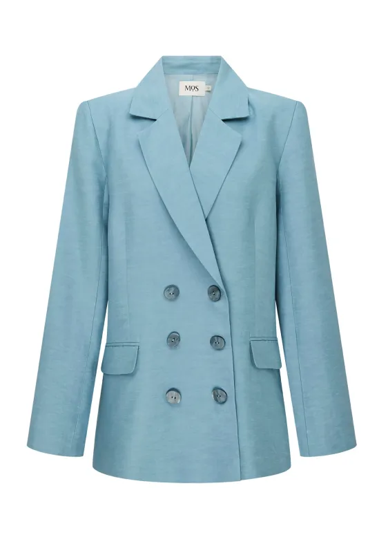 Serafina Linen Blazer made by Mosthelabel