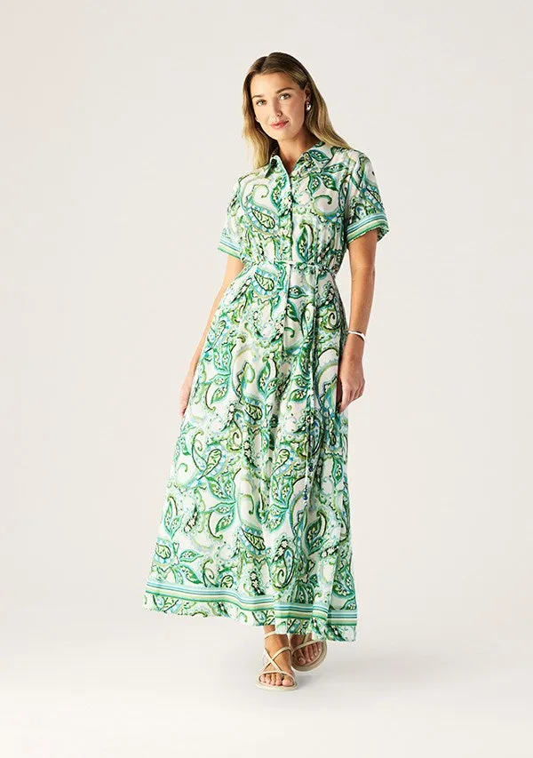 Tara Print Shirt Dress sold by Mosthelabel product image thumbnail 3