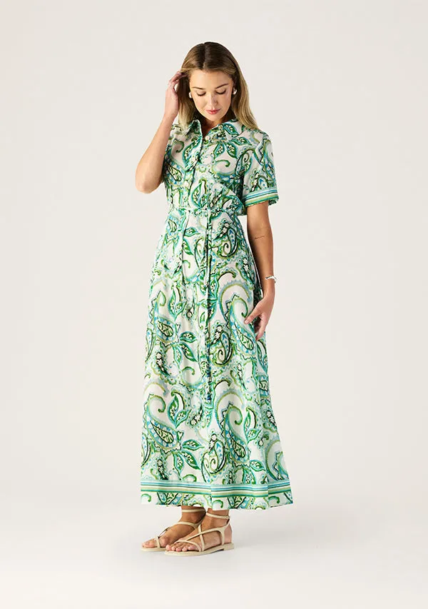 Tara Print Shirt Dress sold by Mosthelabel product image thumbnail 4