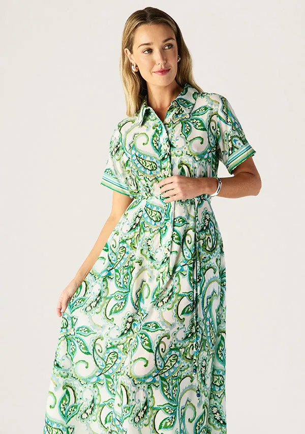 Tara Print Shirt Dress sold by Mosthelabel product image thumbnail 5