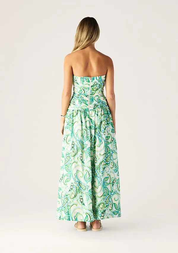 Tara Print Strapless Dress sold by Mosthelabel product image thumbnail 4