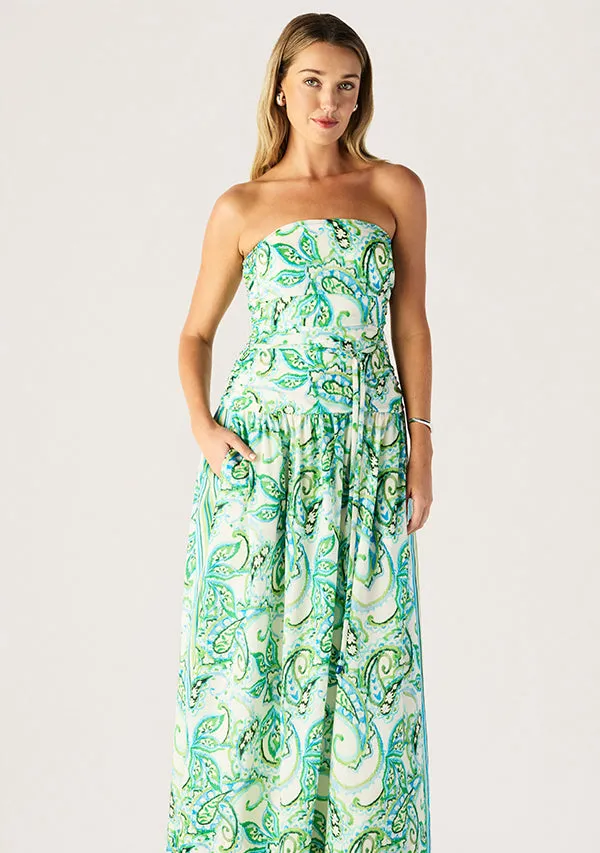 Tara Print Strapless Dress sold by Mosthelabel product image thumbnail 3