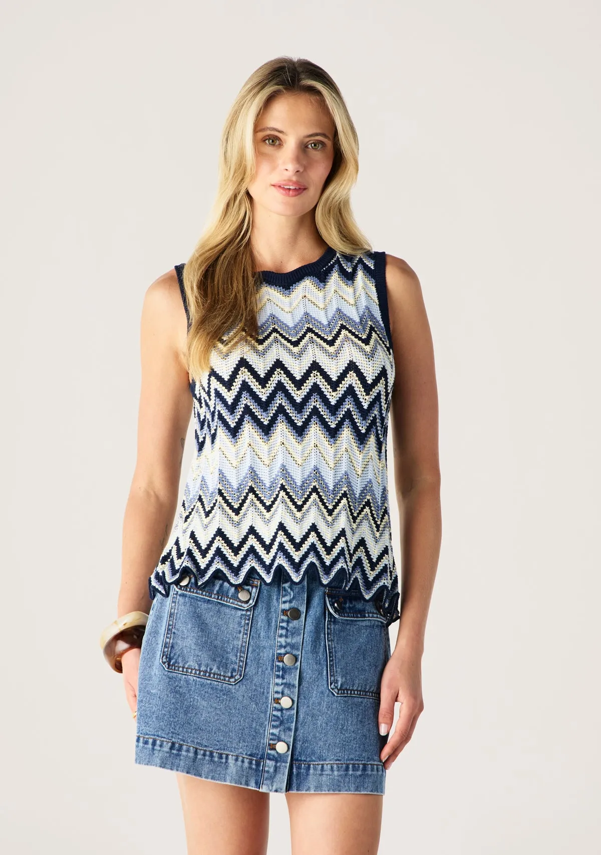 Pulse Knit Tank Top sold by Mosthelabel product image thumbnail 4
