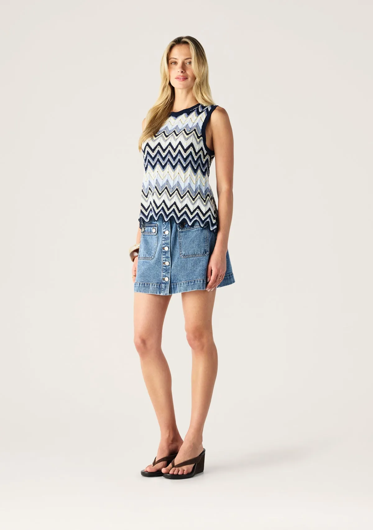 Pulse Knit Tank Top sold by Mosthelabel product image thumbnail 2