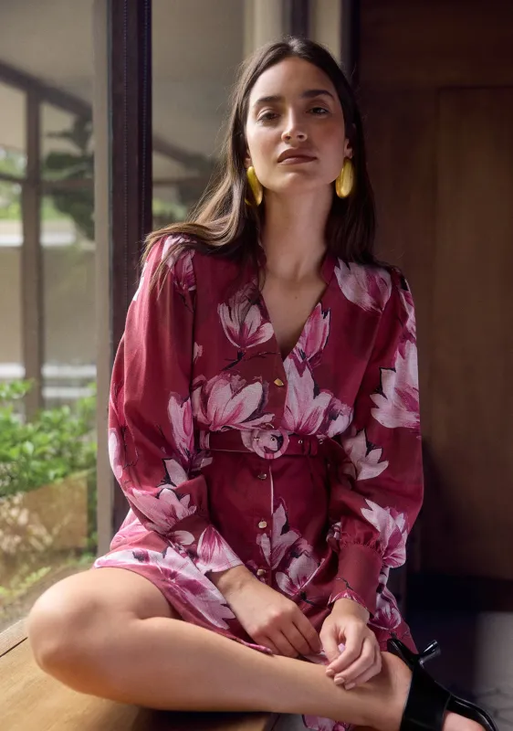 Lilou Print Mini Dress made by Mosthelabel