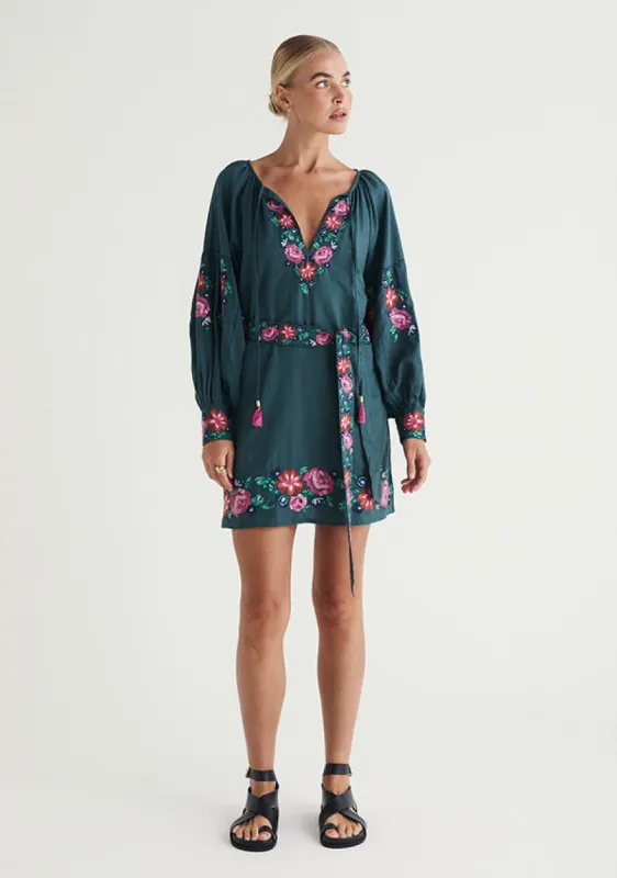 Ophelia Long Sleeve Mini Dress sold by Mosthelabel