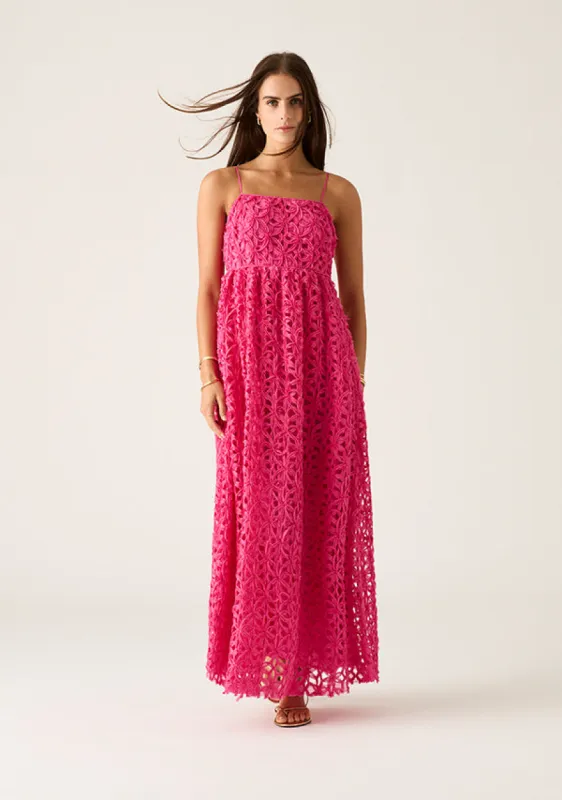 Rosa Strappy Maxi Dress sold by Mosthelabel